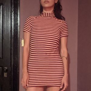 Amazing striped 60s micro mini